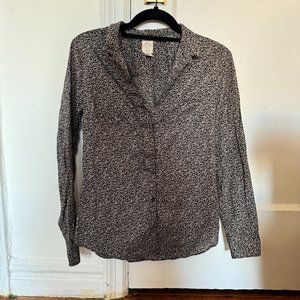 J Crew 100% Cotton button down blouse